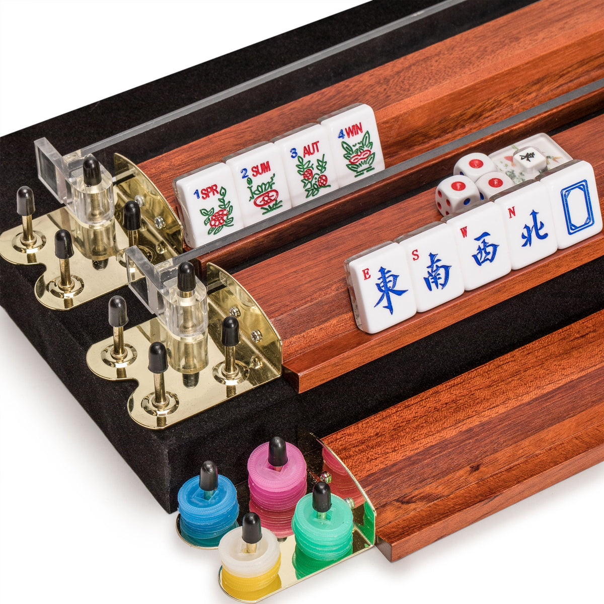 Lot - Chinese Cased Mahjong Set