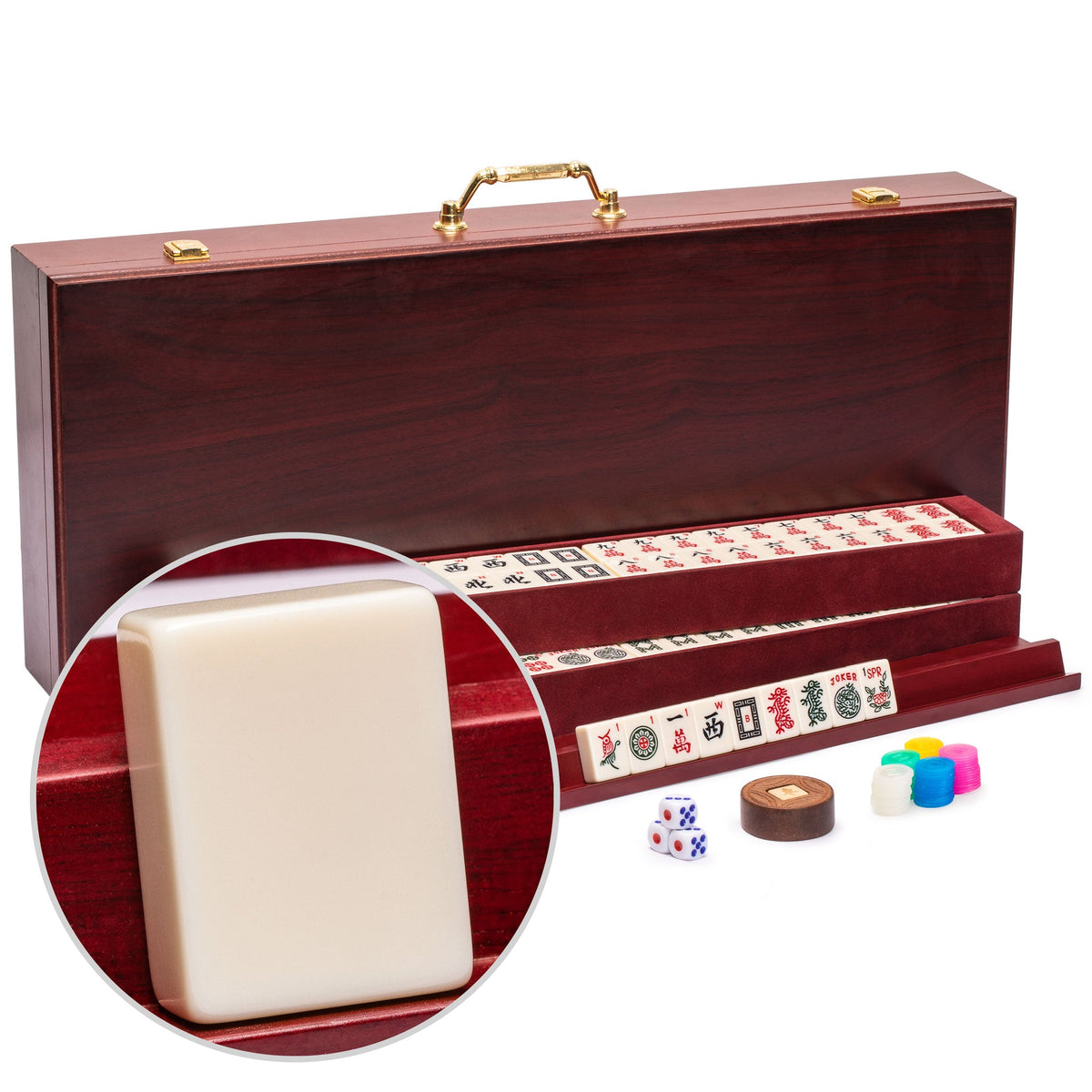 Wooden Mahjong set for €1,50! : r/ThriftStoreHauls