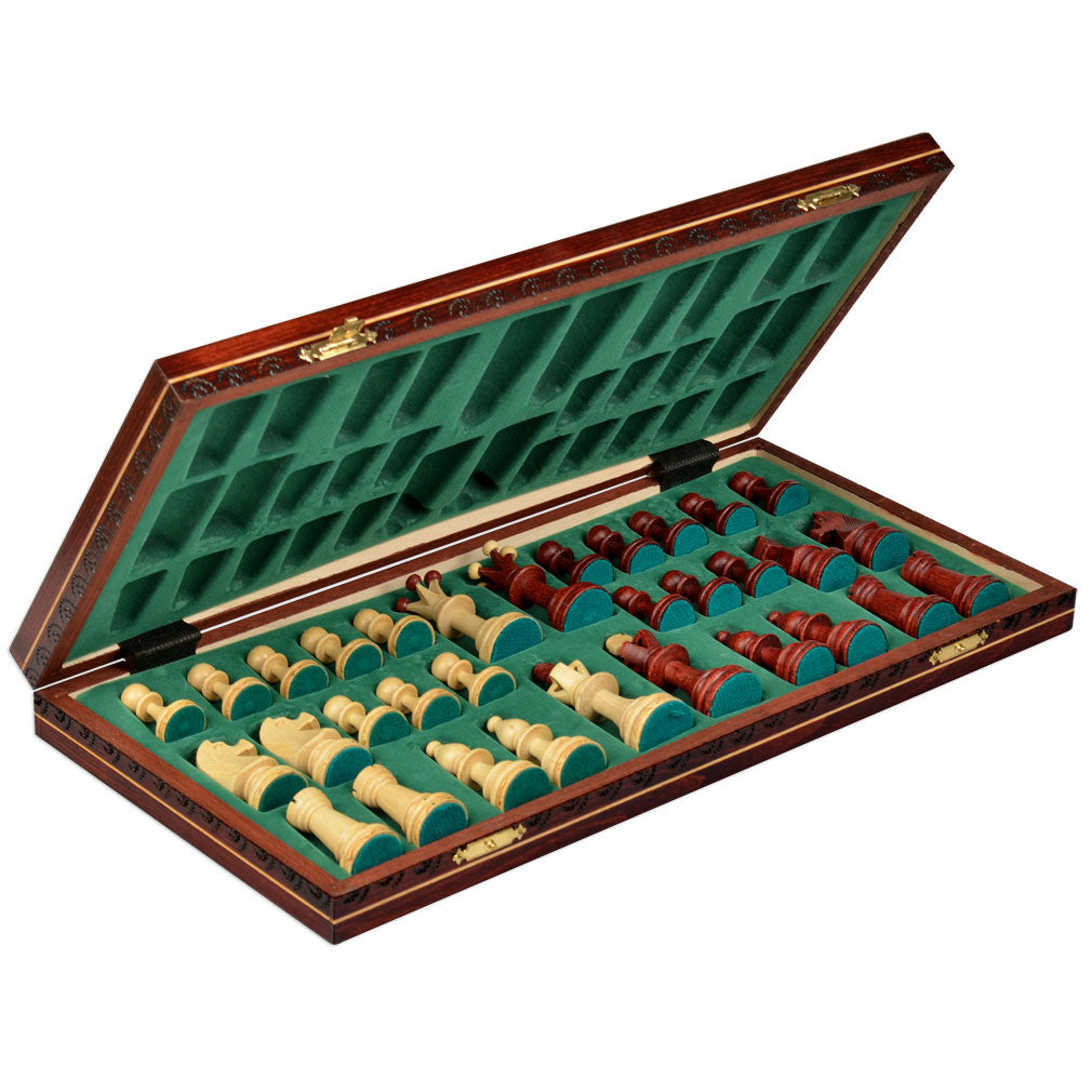 HUSARIA - Wooden Three Player Chess 18.5 Inches for sale online