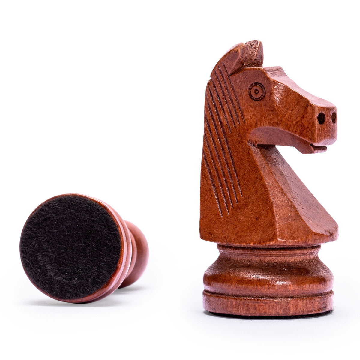 Chess Pieces: Stallion Knight, Wood