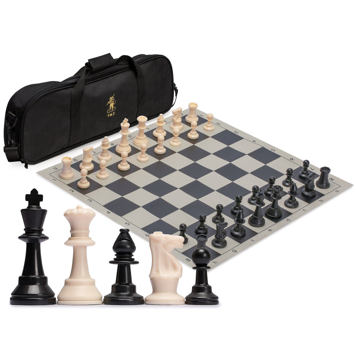 Roll-up vinyl chess Board 50x50 (with coordinates), chess board