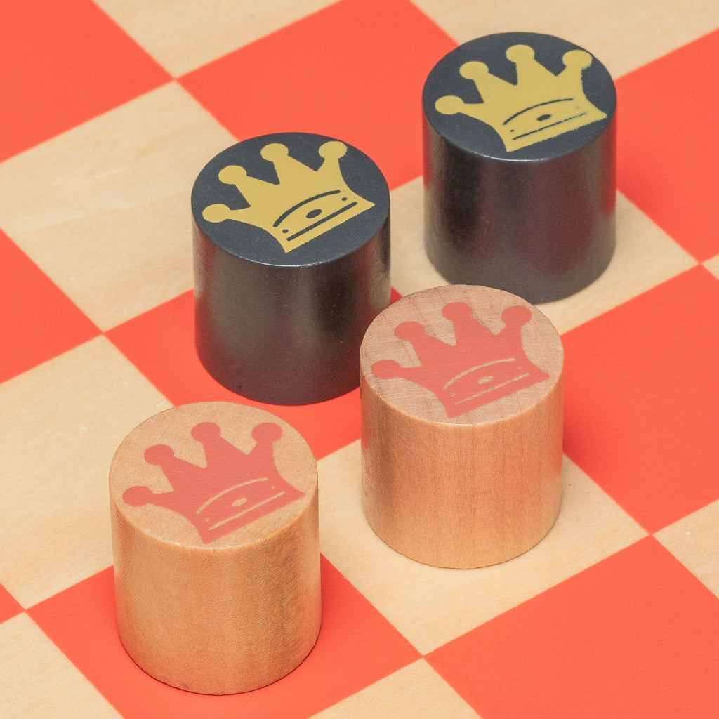 2-in-1 "Flip & Play" Wooden Chess and Checkers/Draughts Set, 11.8"-Yellow Mountain Imports-Yellow Mountain Imports