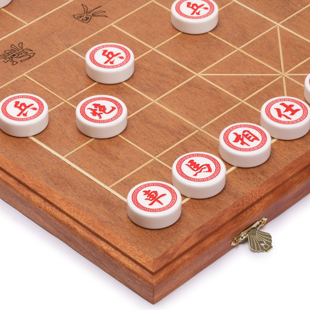 Portable Xiangqi Chinese Chess Set Magnetic Foldable Board Game 25