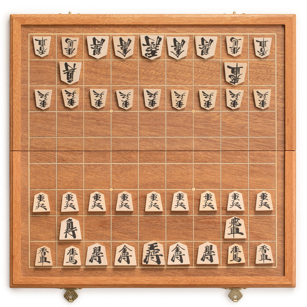  Jili Online New Study Shogi Japanese Chess with Wooden Folding  Chessboard for Beginners : Toys & Games