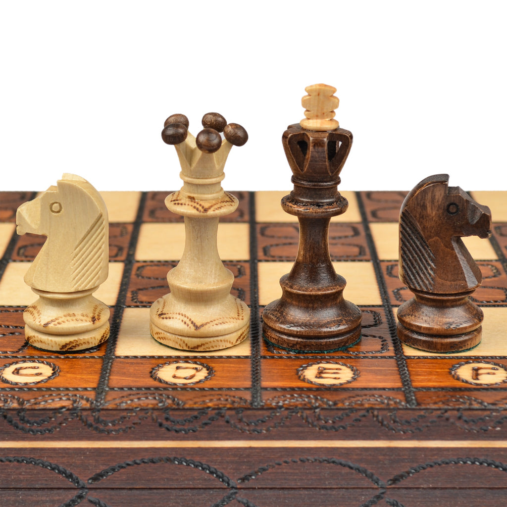  The Jarilo, Unique Elegant Wooden Chess Set, Pieces, Chess Board  and Chess Piece Storage - Handcrafted in Europe for Adults and Kids : Toys  & Games
