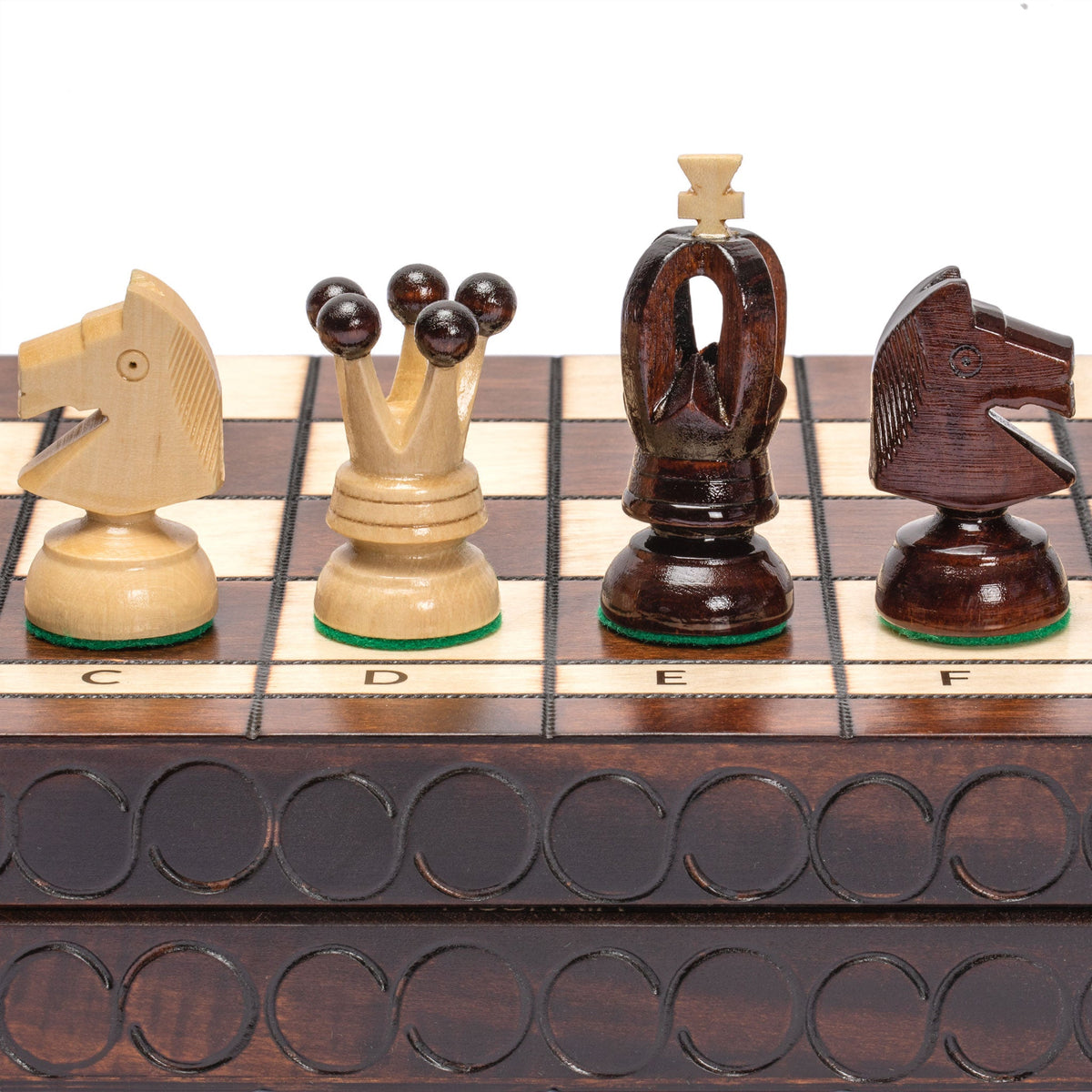 Husaria European International Chess Wooden Game Set, 