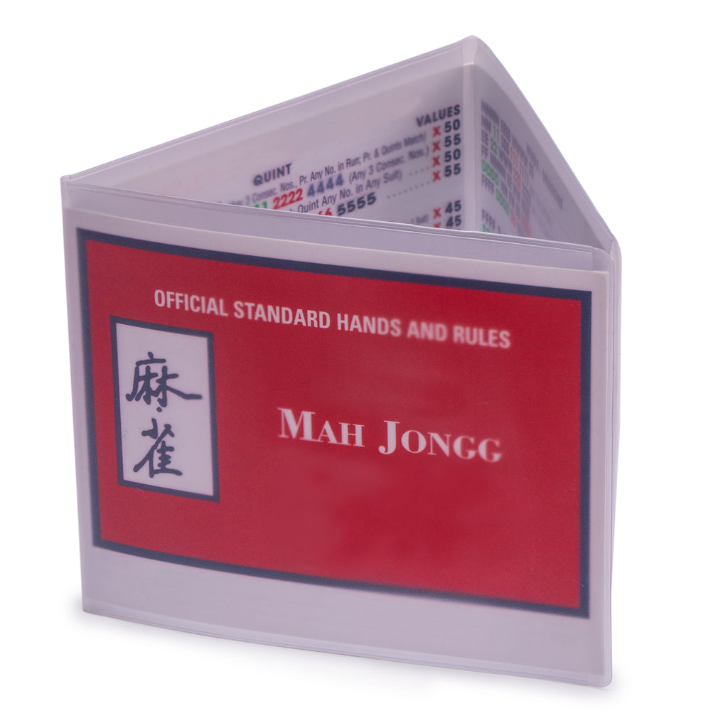 Mah Jongg Scorecard Cover 2023 Edition- Standard (Fits 5.13 x 4" Mahjong Score Card)-Yellow Mountain Imports-Yellow Mountain Imports