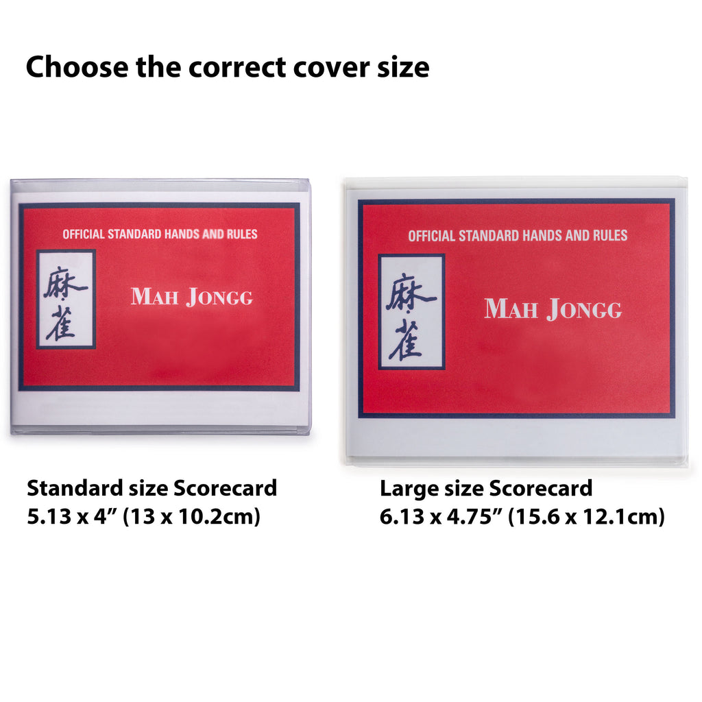 Mah Jongg Scorecard Cover 2023 Edition- Standard (Fits 5.13 x 4" Mahjong Score Card)-Yellow Mountain Imports-Yellow Mountain Imports