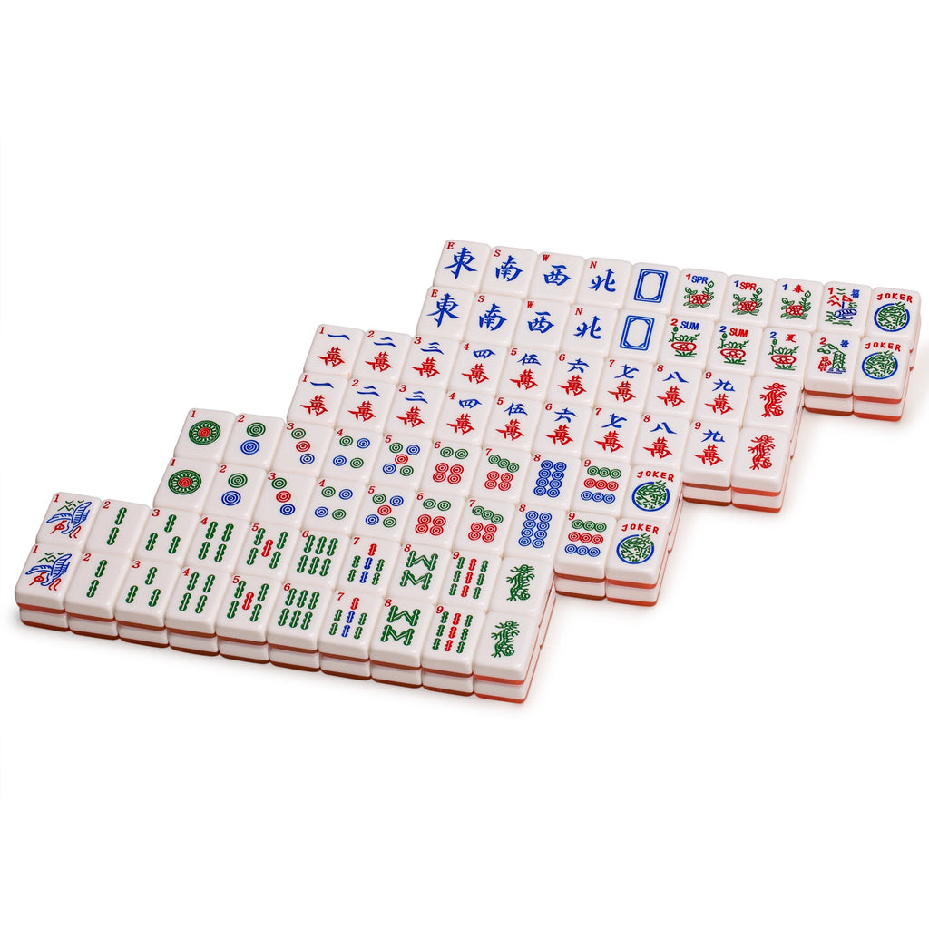 QUANTA American Mahjong Set - Pink Soft Bag, 166 Premium White Tiles, 4  All-in-One Rack/Pushers, Mah Jongg Game Set(Pink) : Buy Online at Best  Price in KSA - Souq is now 