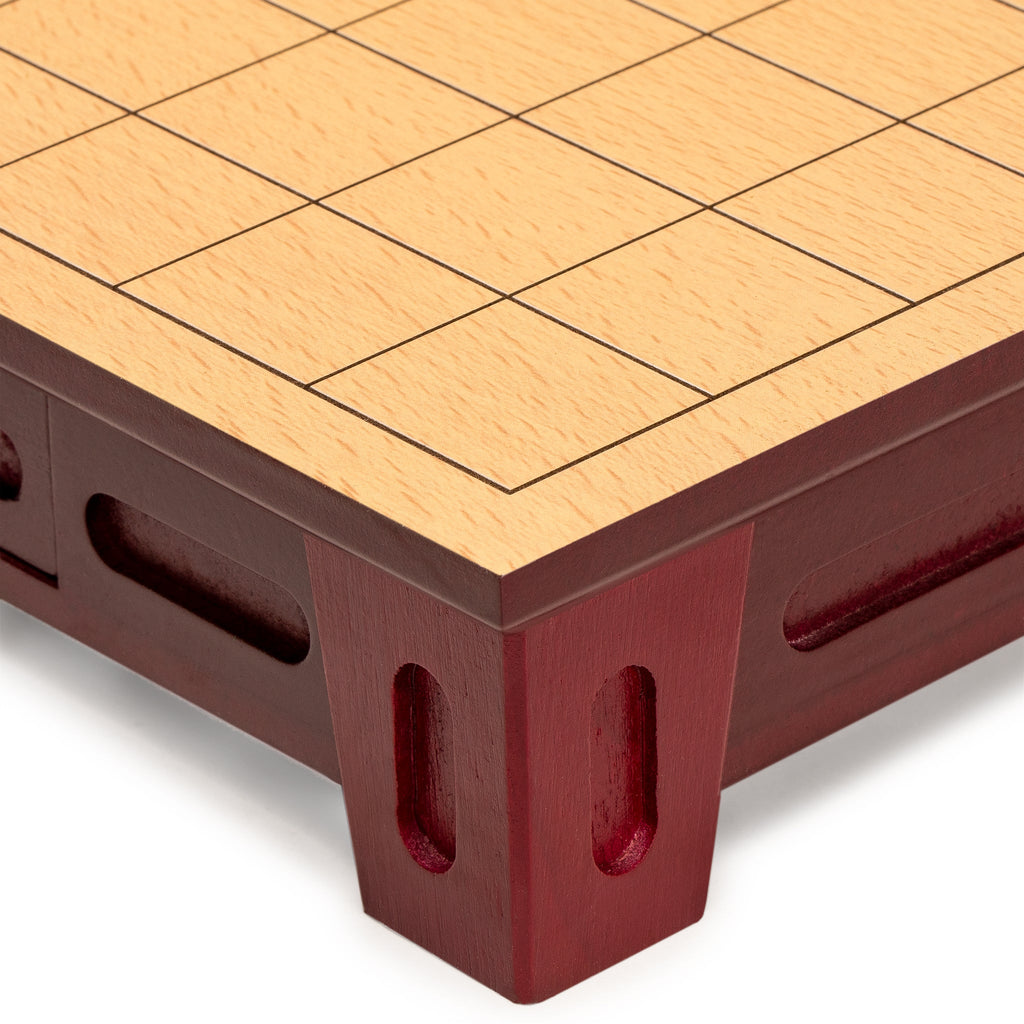 Shogi traditional board game(Japanese chess) wood board table and  Koma(pieces)