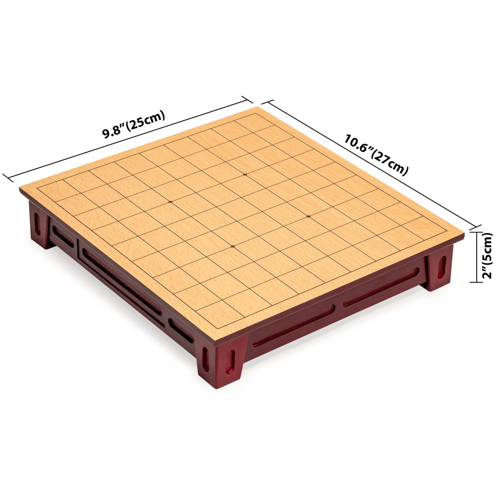 Shogi Japanese Chess Game Set - Wooden Table Board with Drawers and Traditional Koma Playing Pieces-Yellow Mountain Imports-Yellow Mountain Imports