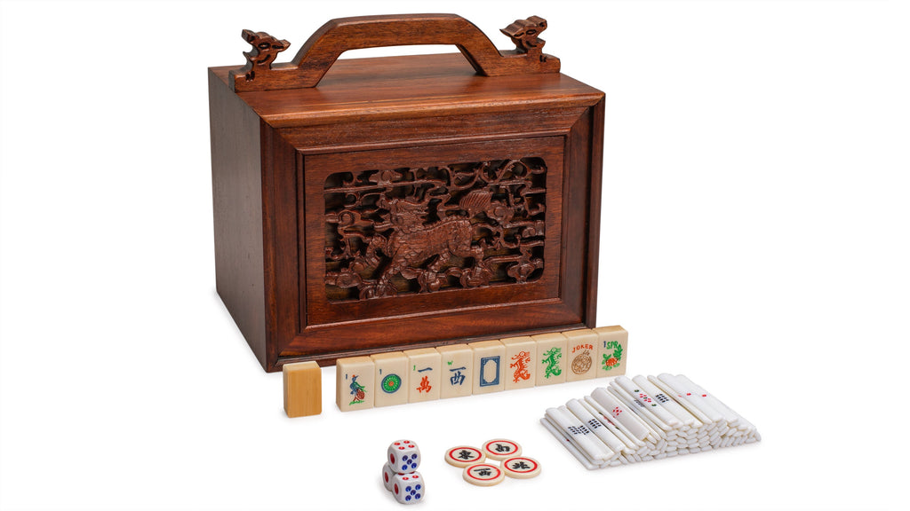 Antique 148 Piece Mahjong Set - Fifth Avenue Gift Shop New York -  Bone/Bamboo
