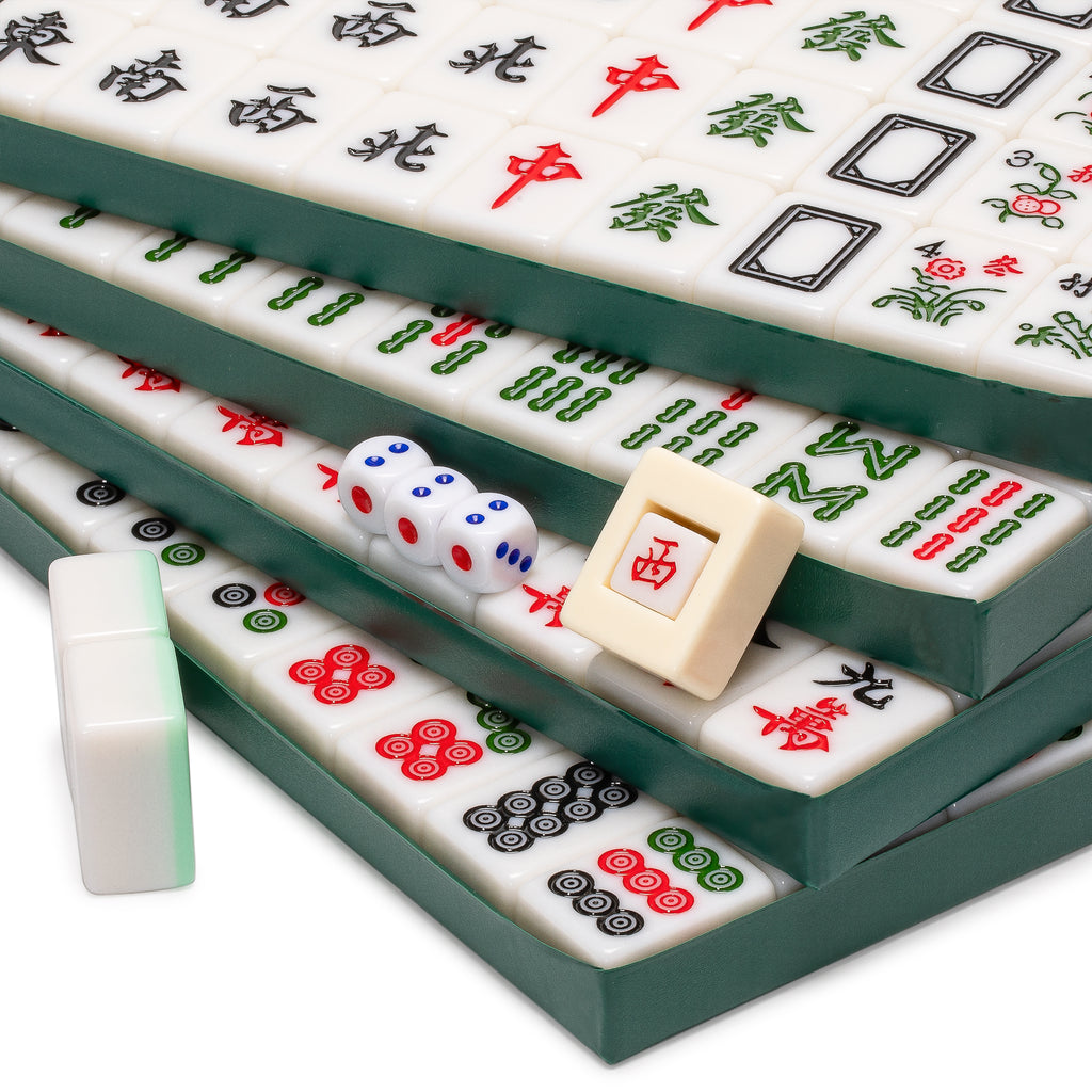 Yellow Mountain Imports Chinese Mahjong Set with 146 Tiles ‚Äî for Chinese Style Gameplay Only [ÁöáÂÆ∂ËîöËìù'‰∏≠ÂºèÈ∫ªÂ∞Ü]-Yellow Mountain Imports-Yellow Mountain Imports