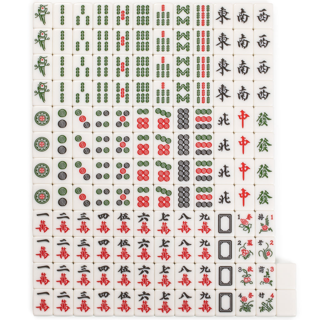 Yellow Mountain Imports Chinese Mahjong Set with 146 Tiles ‚Äî for Chinese Style Gameplay Only [ÁöáÂÆ∂ËîöËìù'‰∏≠ÂºèÈ∫ªÂ∞Ü]-Yellow Mountain Imports-Yellow Mountain Imports