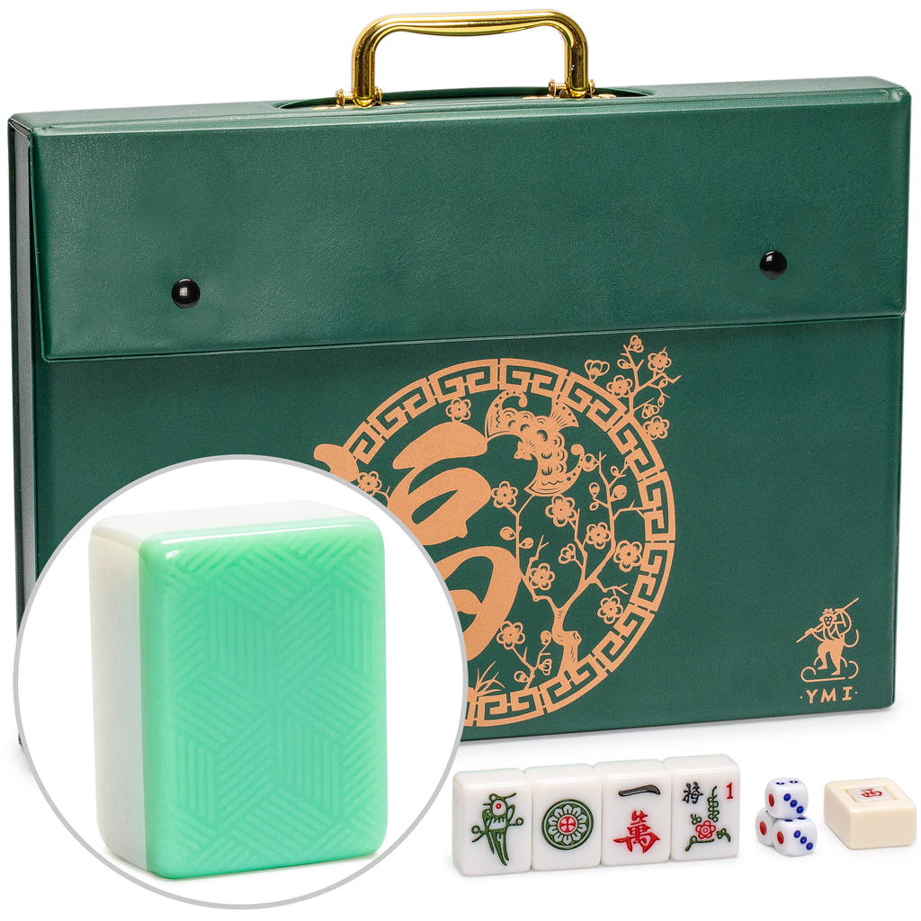 Yellow Mountain Imports Chinese Mahjong Set with 146 Tiles ‚Äî for Chinese Style Gameplay Only [ÁöáÂÆ∂ËîöËìù'‰∏≠ÂºèÈ∫ªÂ∞Ü]-Yellow Mountain Imports-Yellow Mountain Imports